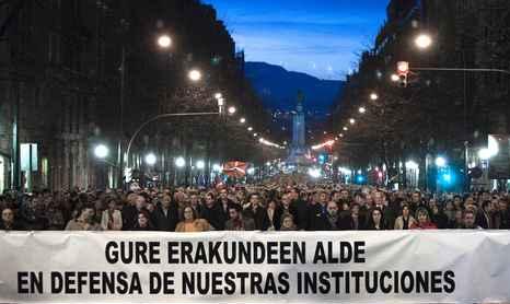 El Gobierno Vasco vuelve a desafiar a la justicia con la manifestación del sábado